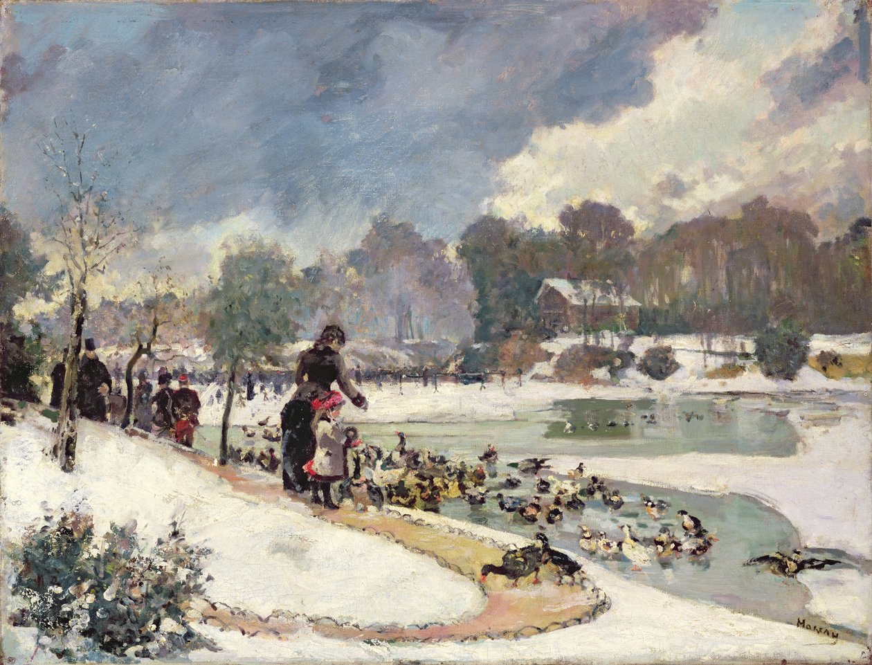 Ender i Bois de Boulogne av Emile Antoine Guillier