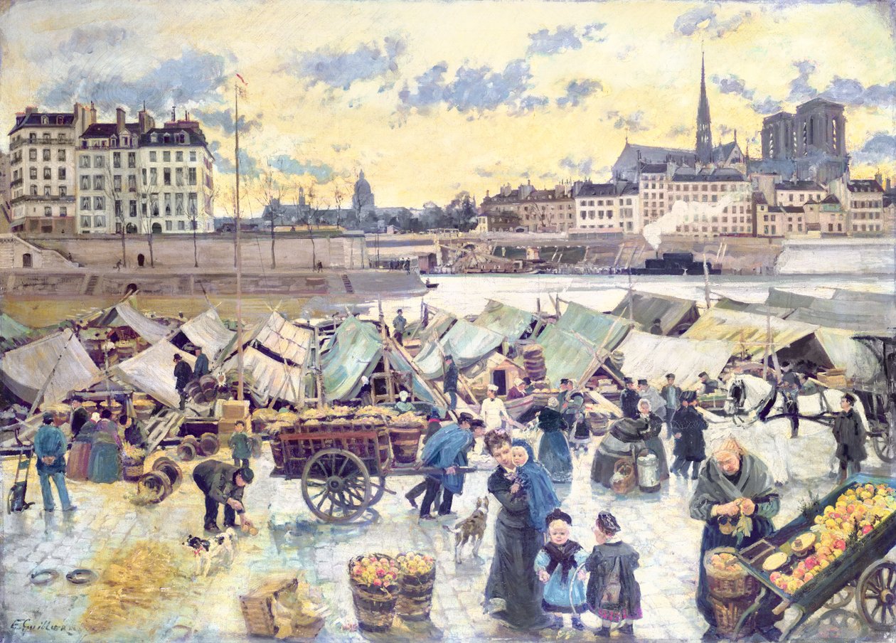 Eplemarkedet av Emile Antoine Guillier