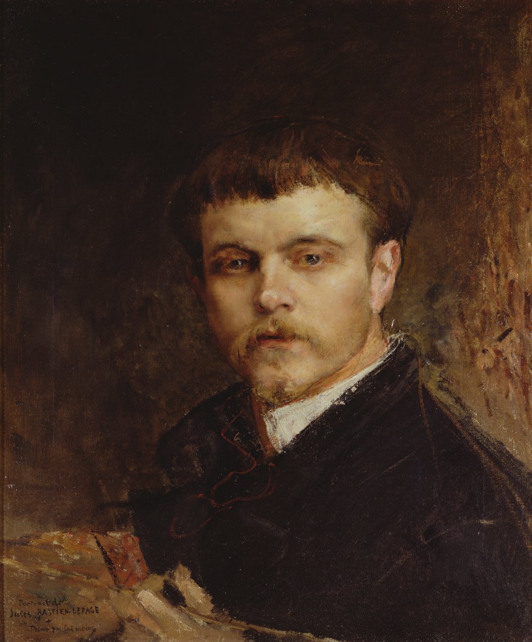 Selvportrett av kunstneren som ung mann av Emile Bastien Lepage