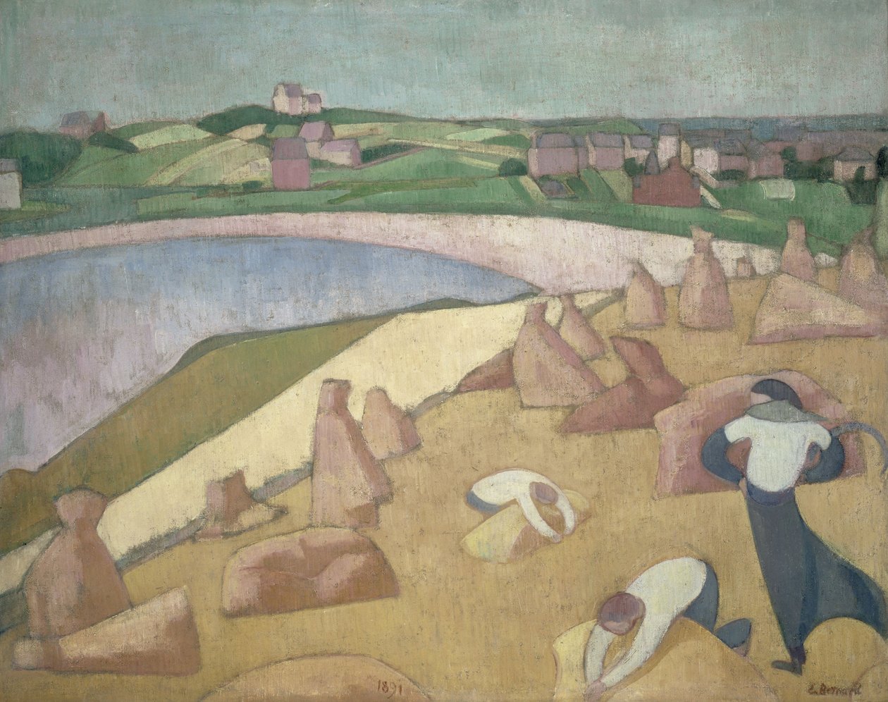 Høst ved sjøen av Emile Bernard