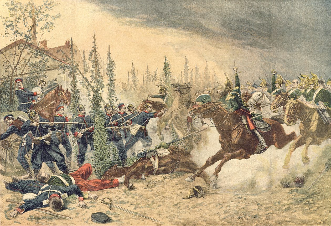 Dragoerne i slaget ved Gravelotte den 16. august 1870, fra 