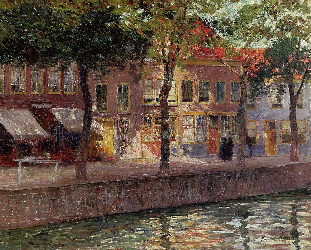Kanal i Zeeland av Emile Claus