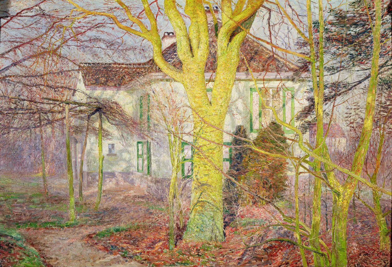 Solstråle eller, solskinn, april 1899 av Emile Claus