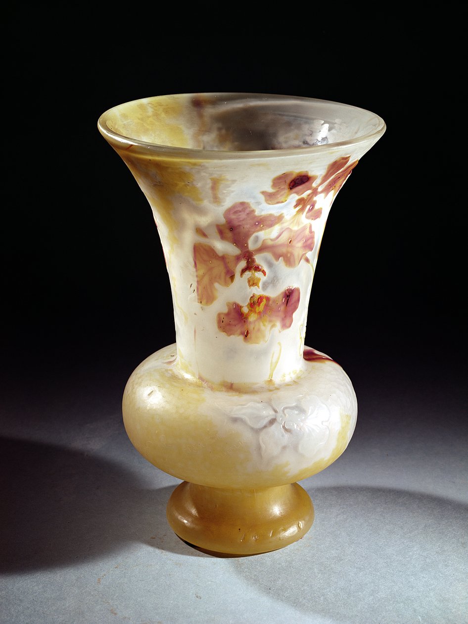 Vase (glass) av Emile Galle