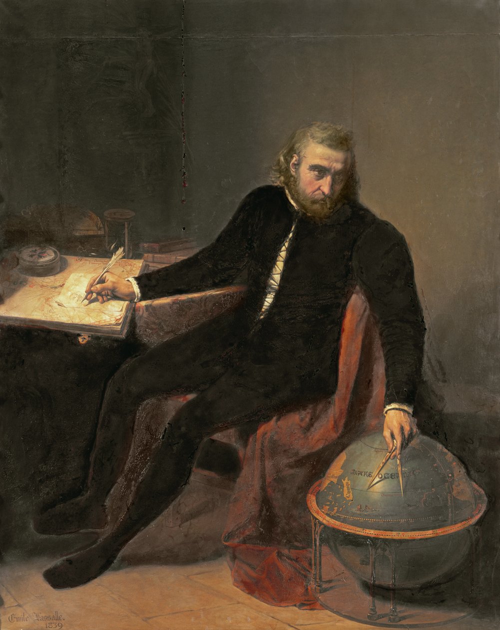 Christopher Columbus, 1839 av Emile Lassalle