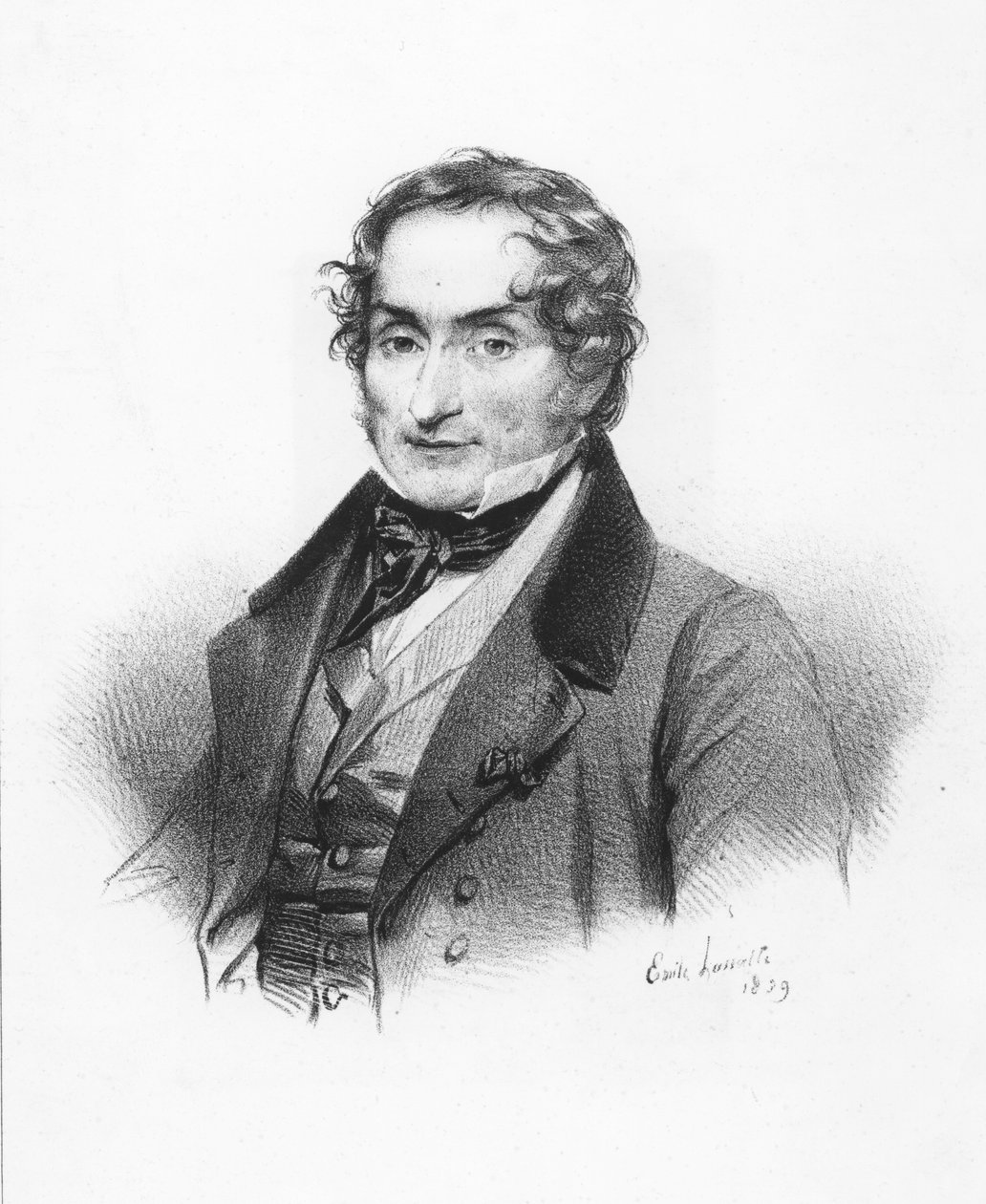 Portrett av Charles Nodier av Emile Lassalle