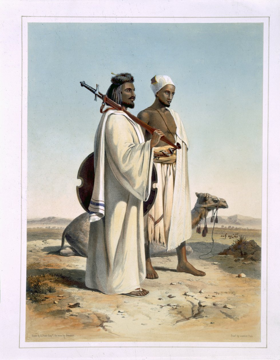 The Ababda, Nomads of the Eastern Thebaid Desert, illustrasjon fra 