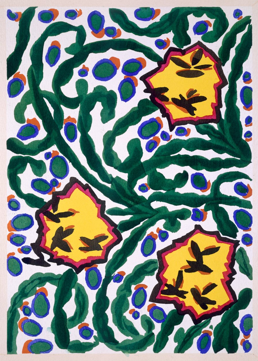 Floreal, nye tegninger og farger, ca. 1925 (farge litho) av Émile Allain Séguy