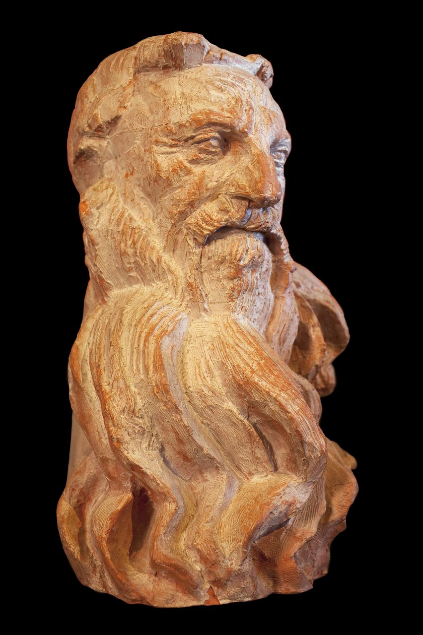 Byste av Auguste Rodin av Emile Antoine Bourdelle