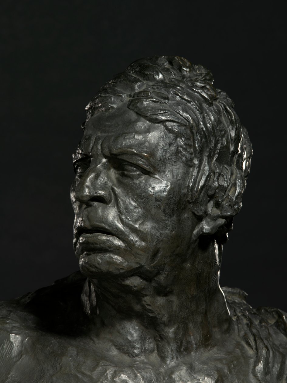 Byste av Ingres (bronse) (detalj av 471055) av Emile Antoine Bourdelle