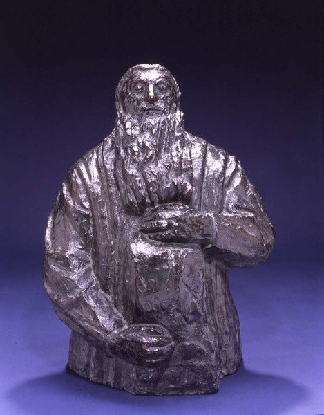 Portrettbyste av Rodin (1840-1917) etter 1909 (bronse) av Emile Antoine Bourdelle
