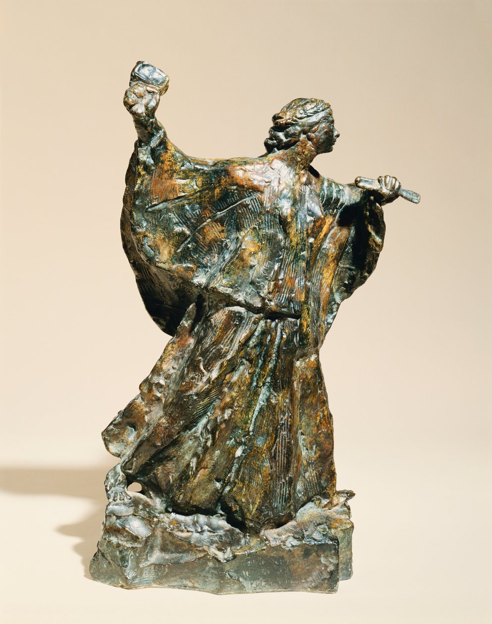 Skulptør på jobb; Kvinne skulptør på jobb, 1906 av Emile Antoine Bourdelle