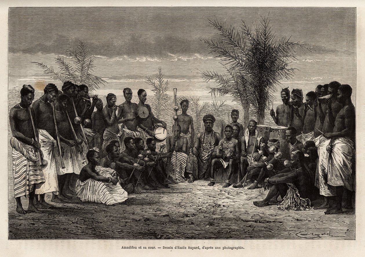 Amadifou, konge av Assinie (Comptoir francais de Côte d