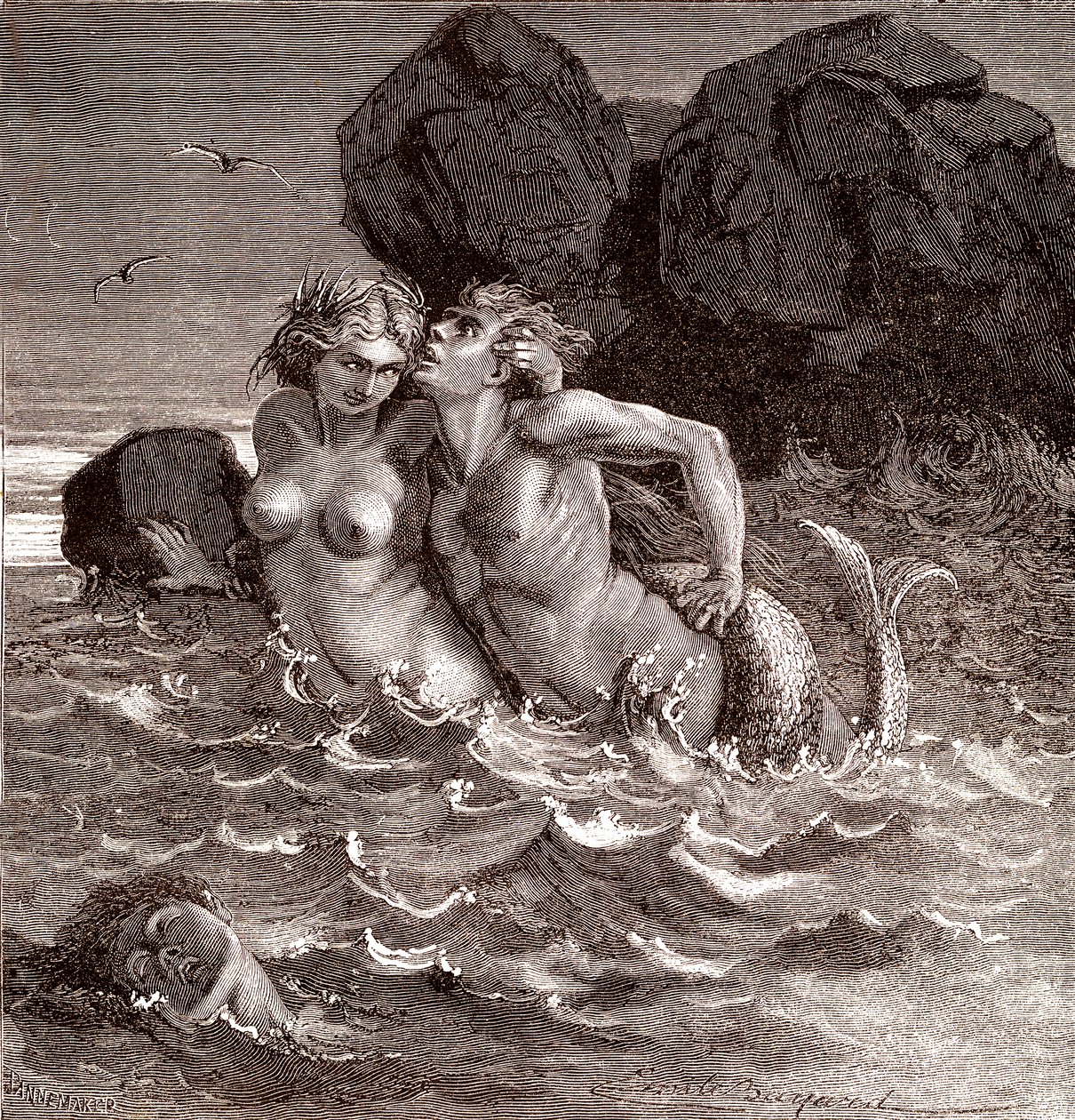 Havfruen av Emile Antoine Bayard