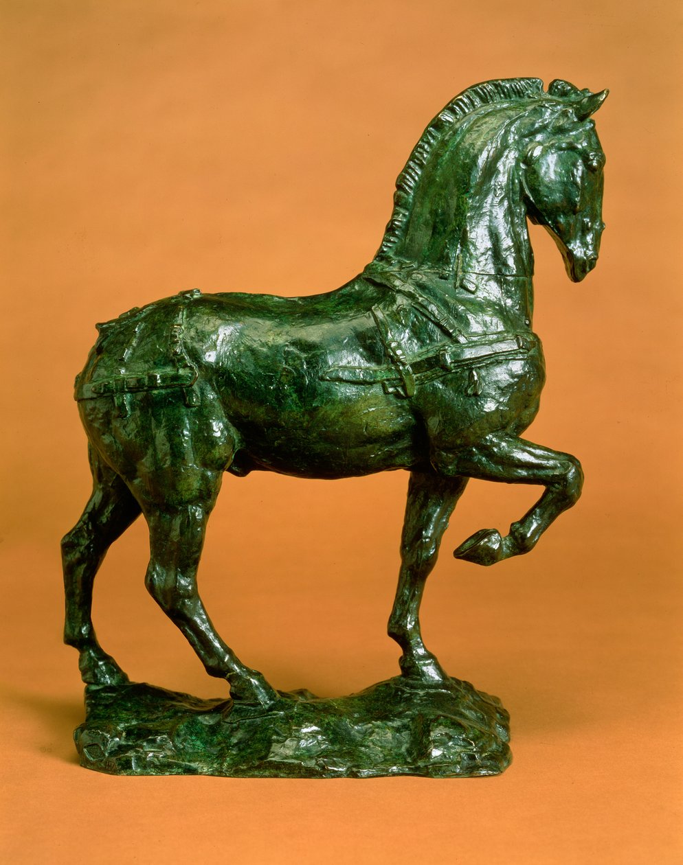 Hest uten sal; Cheval sans Selle, ca. 1915 av Emile Antoine Bourdelle