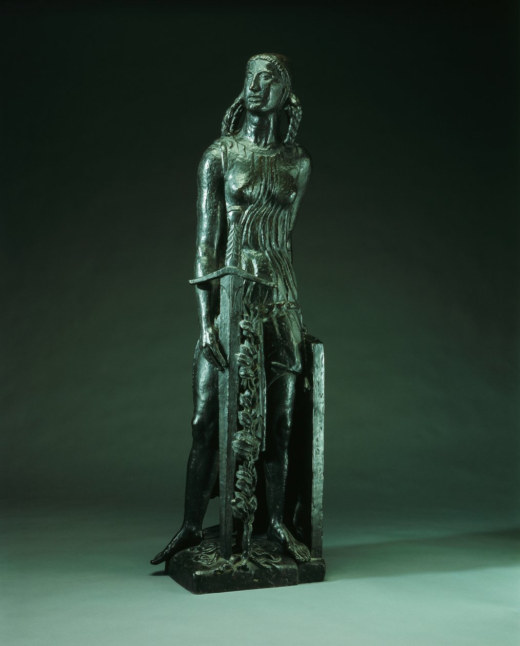 Victory, ca. 1921 (bronse med mørkebrun patina) av Emile Antoine Bourdelle