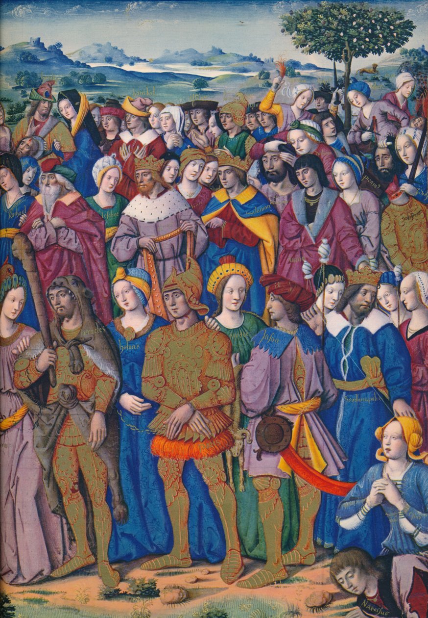 The Triumph of Love, c1400-tallet, 1937 av Emile Aurele van Moe
