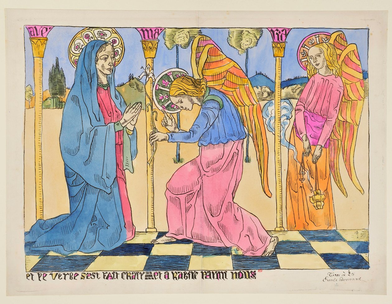 Bebudelsen: Og Ordet ble kjød og tok bolig iblant oss av Emile Bernard