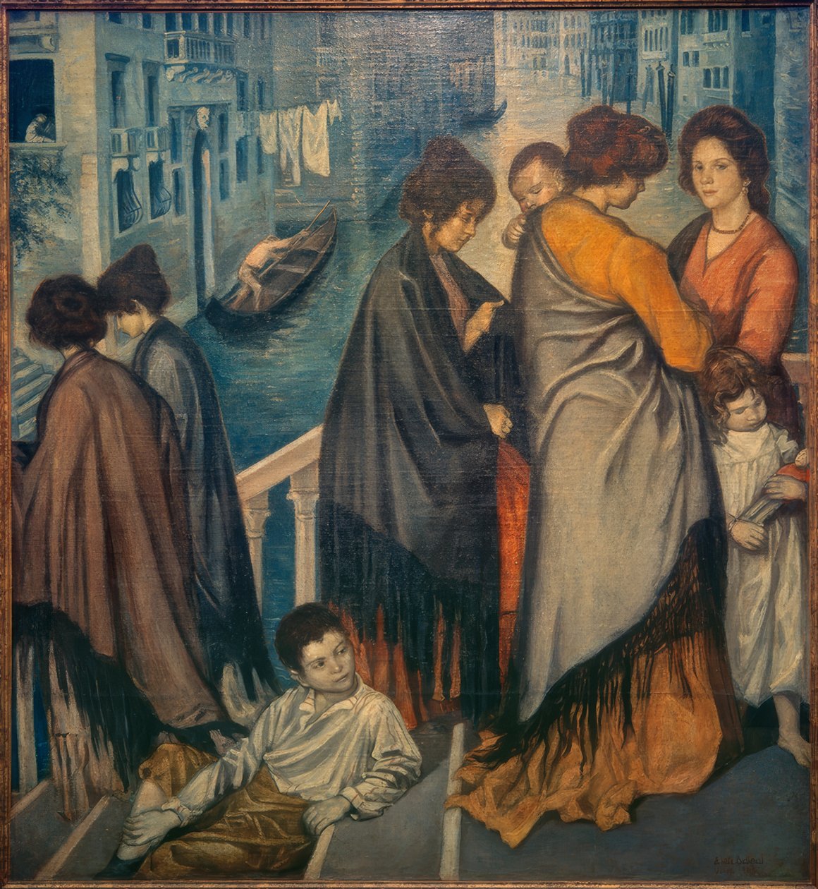 På en bro i Venezia av Emile Bernard