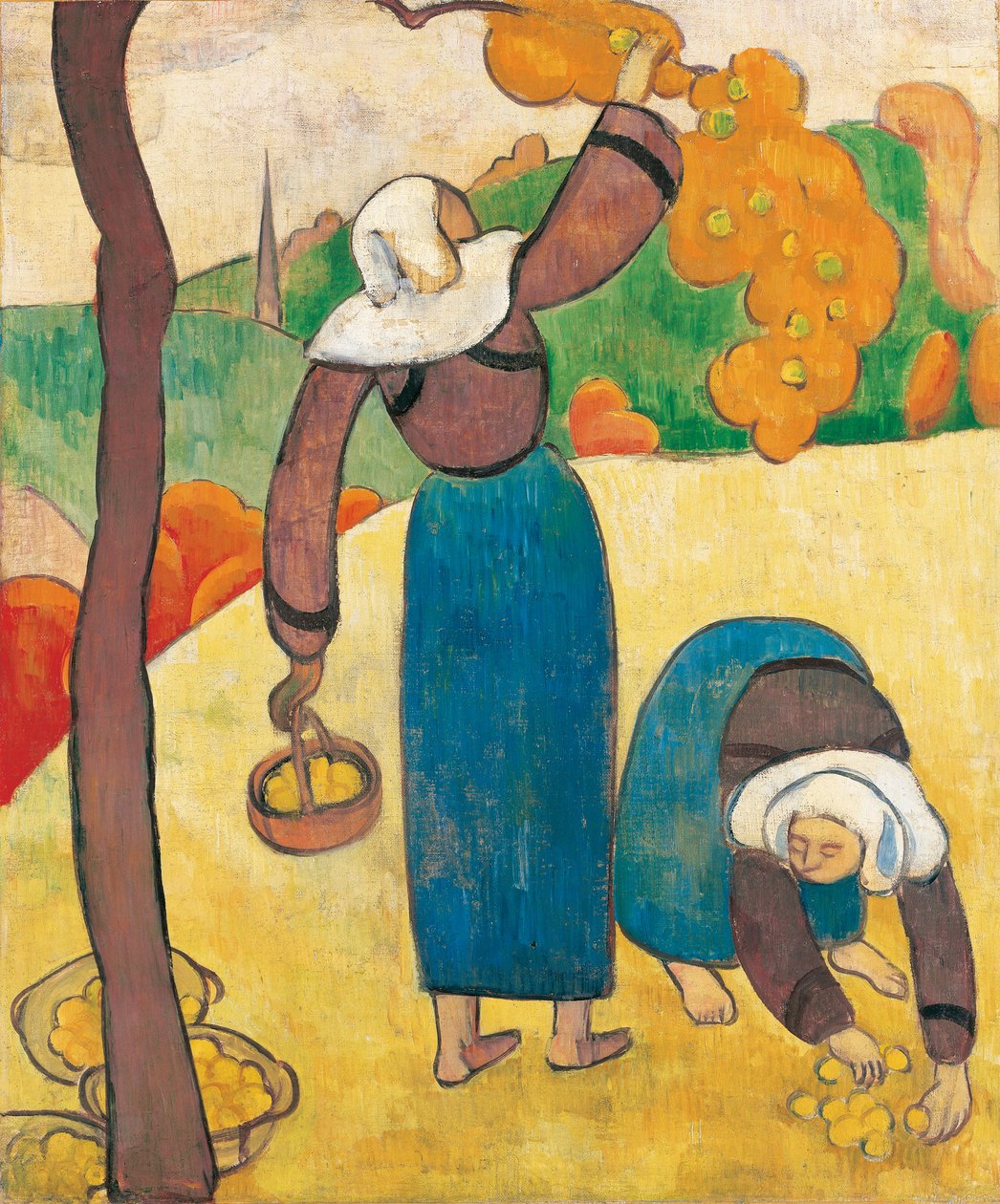 Bretonske bønder, ca. 1889 av Emile Bernard