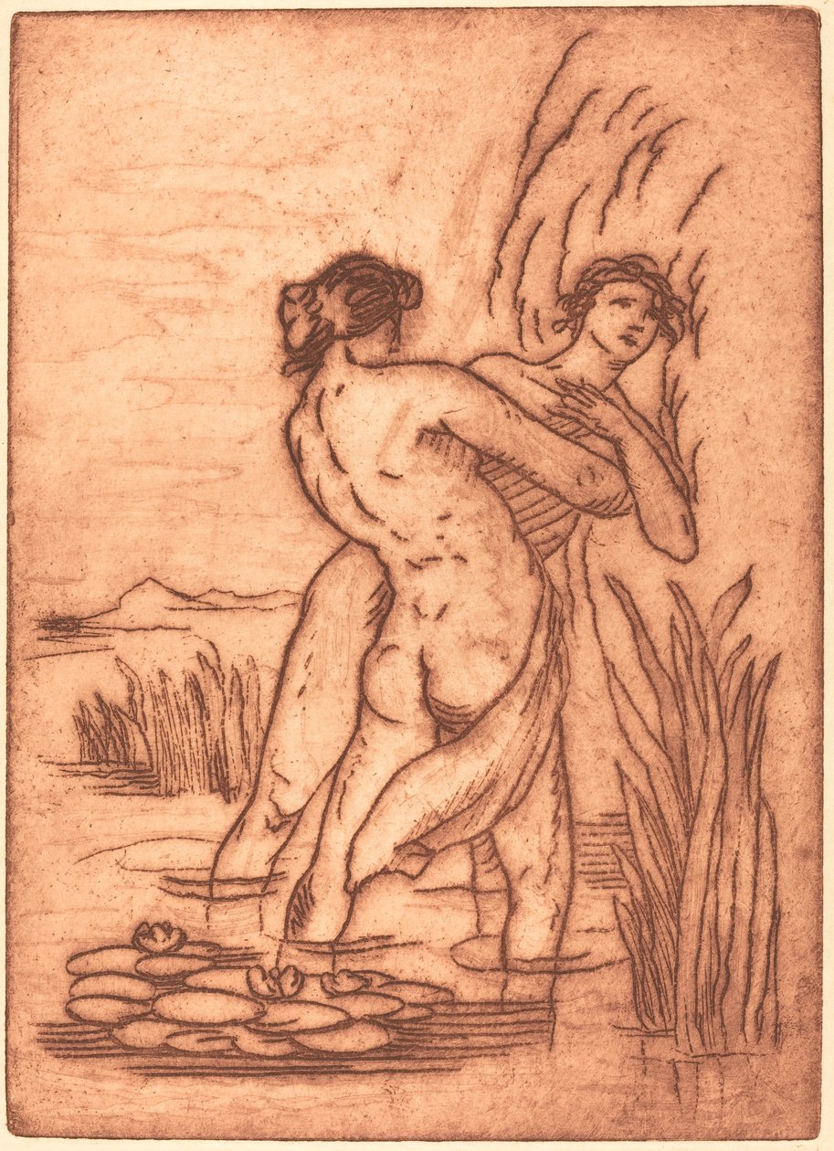 Par som står i vann av Emile Bernard