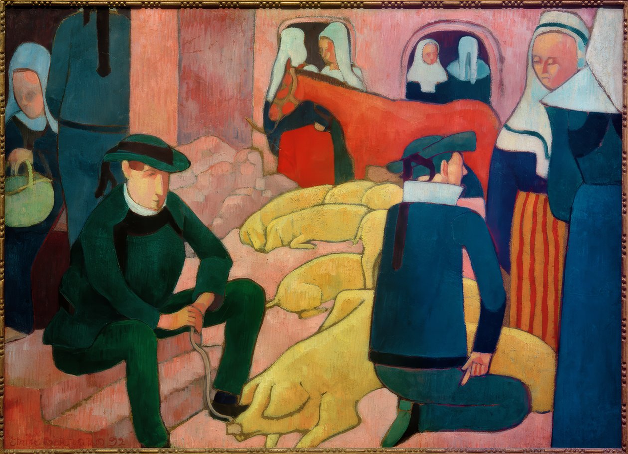 Grisemarkedet av Emile Bernard