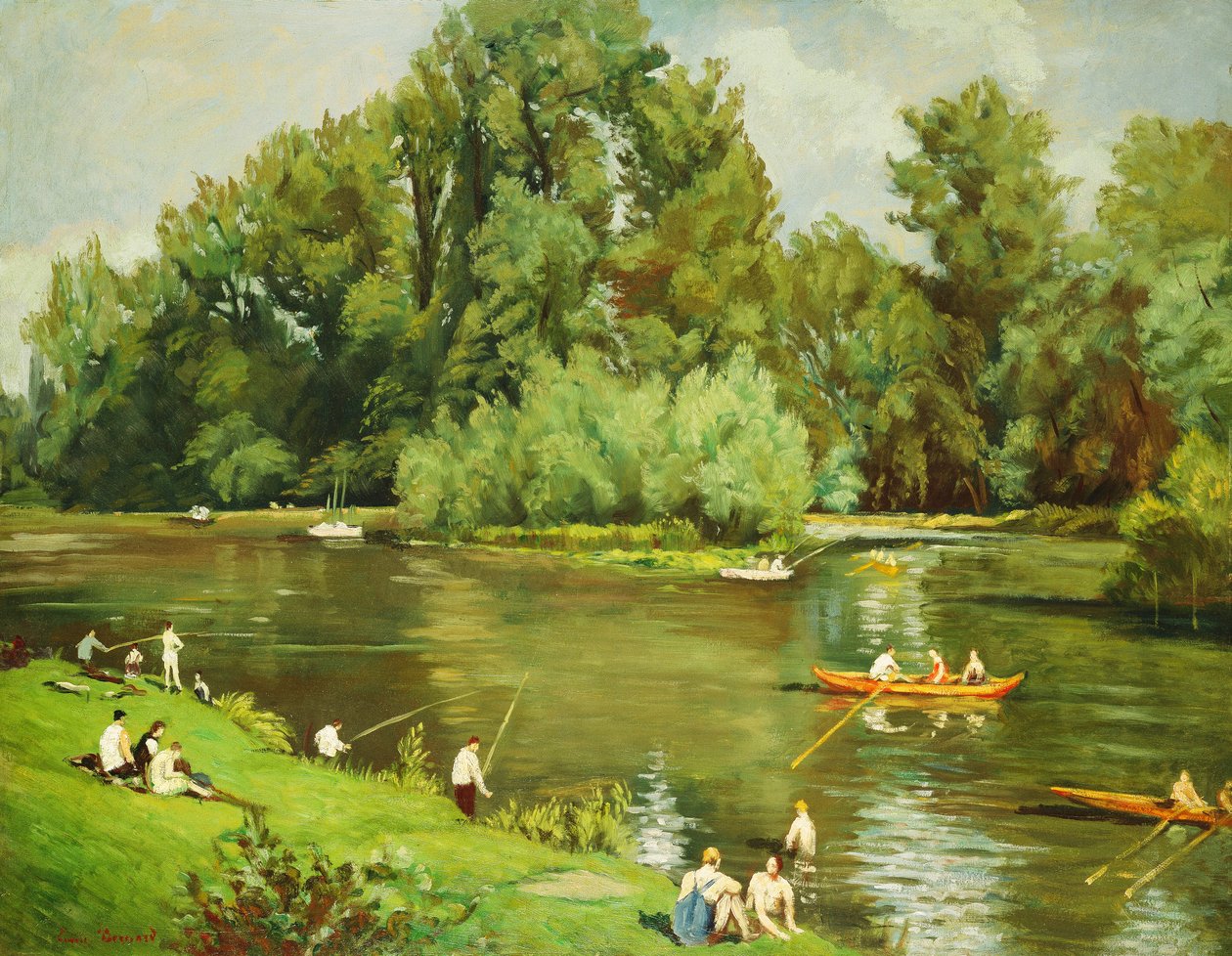 Edge of the Marne, ca.1932 av Emile Bernard