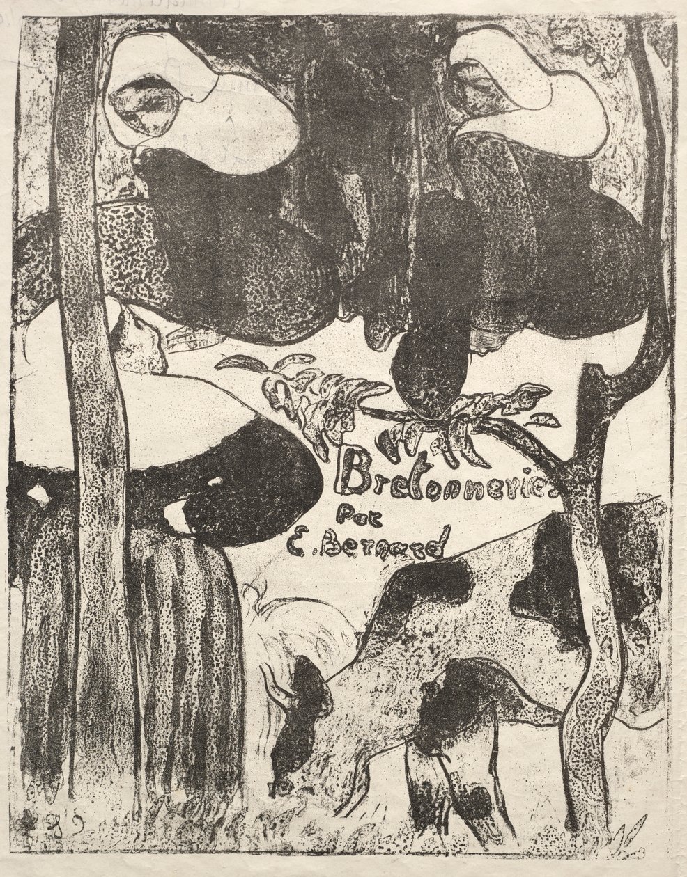 Les Bretonneries: Tittelside av Emile Bernard