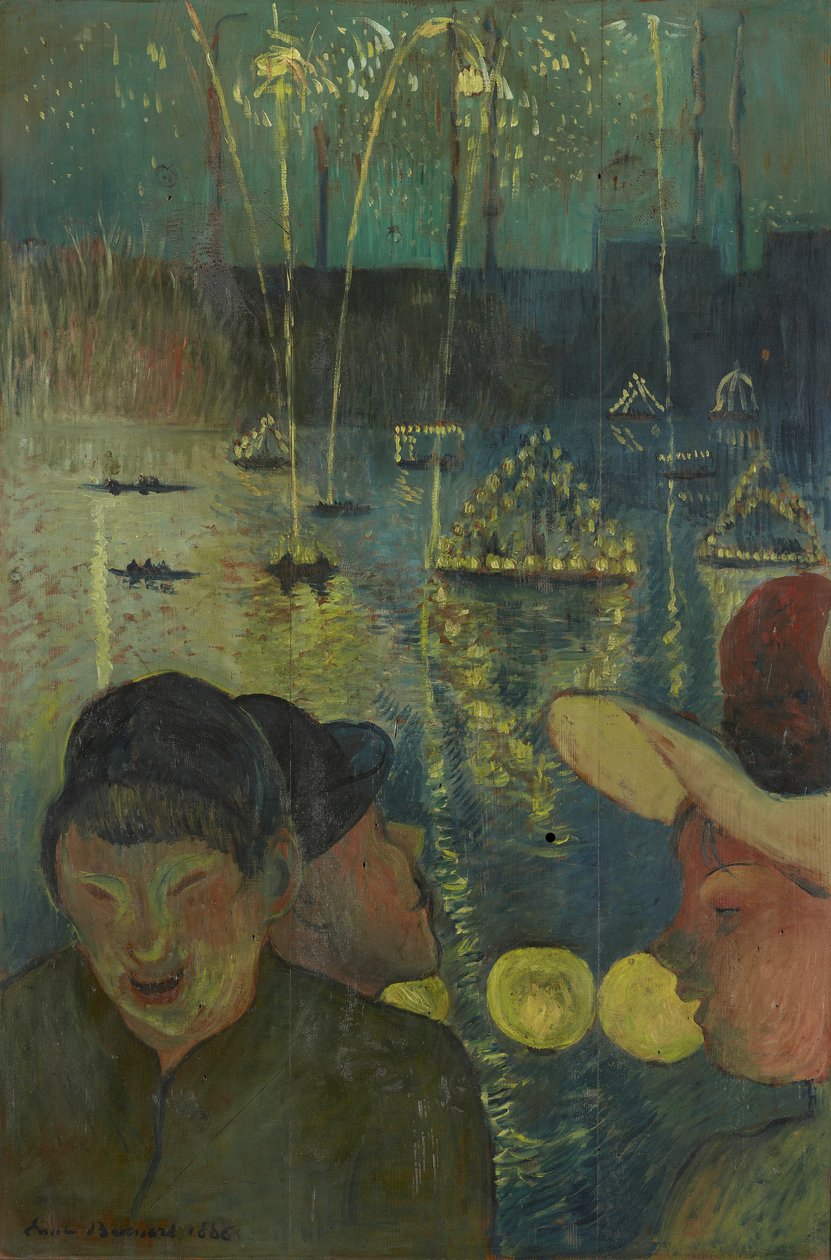 Nattfestival, 1888 av Emile Bernard