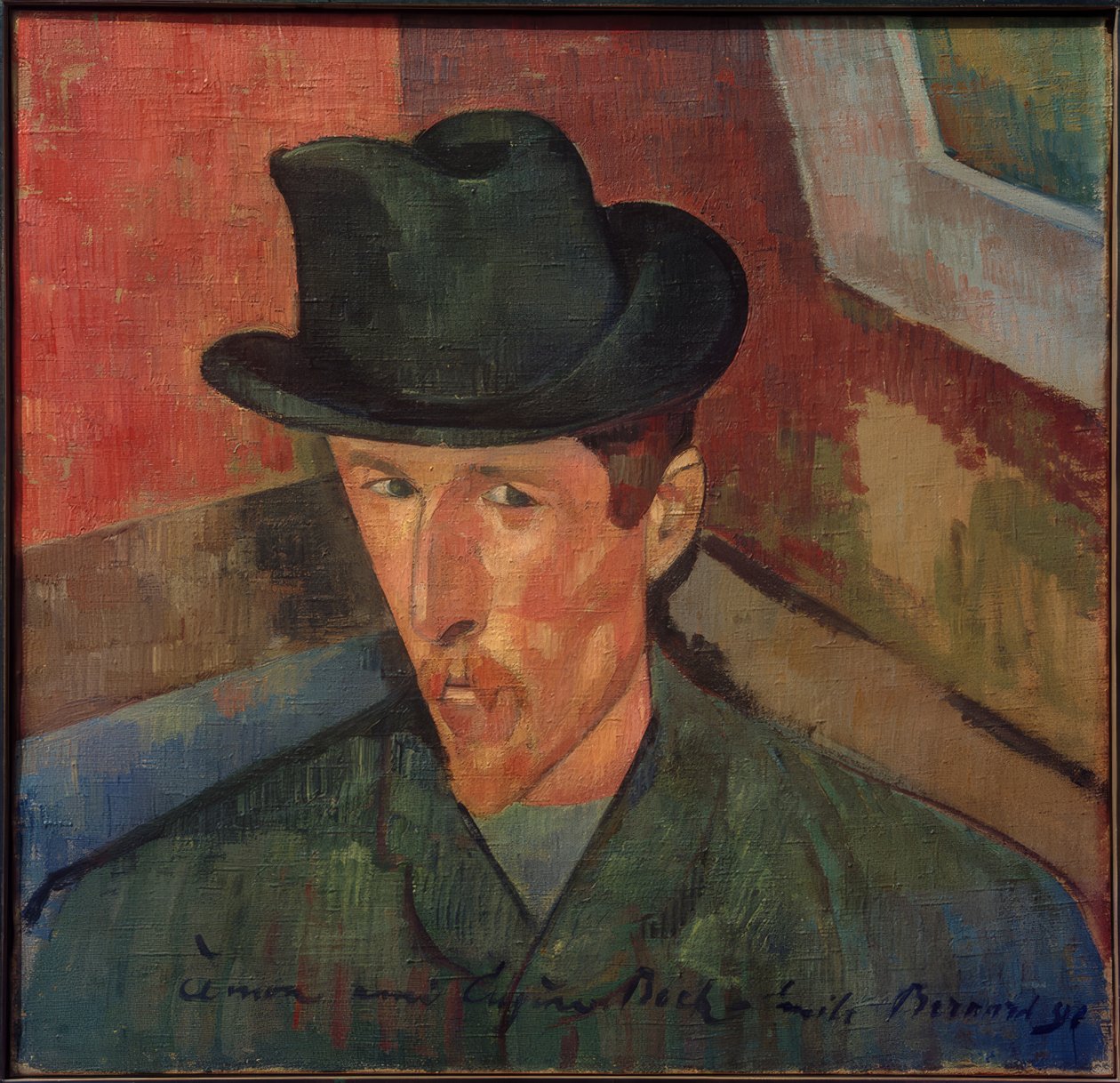 Portrett av Eugène Boch av Emile Bernard