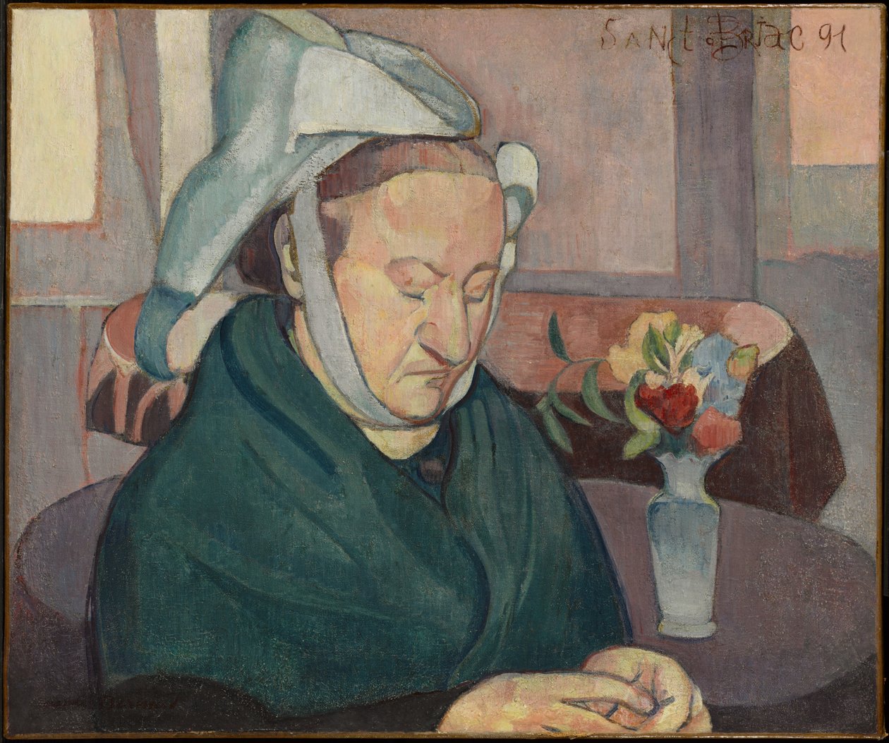 Portrett av Madame Lemasson av Emile Bernard