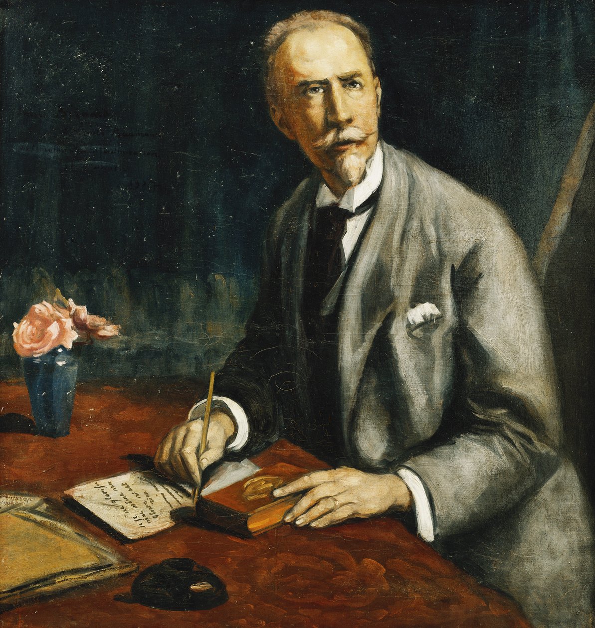 Portrett av Emile Bauman; Portrett av Emile Bauman, 1927 av Emile Bernard