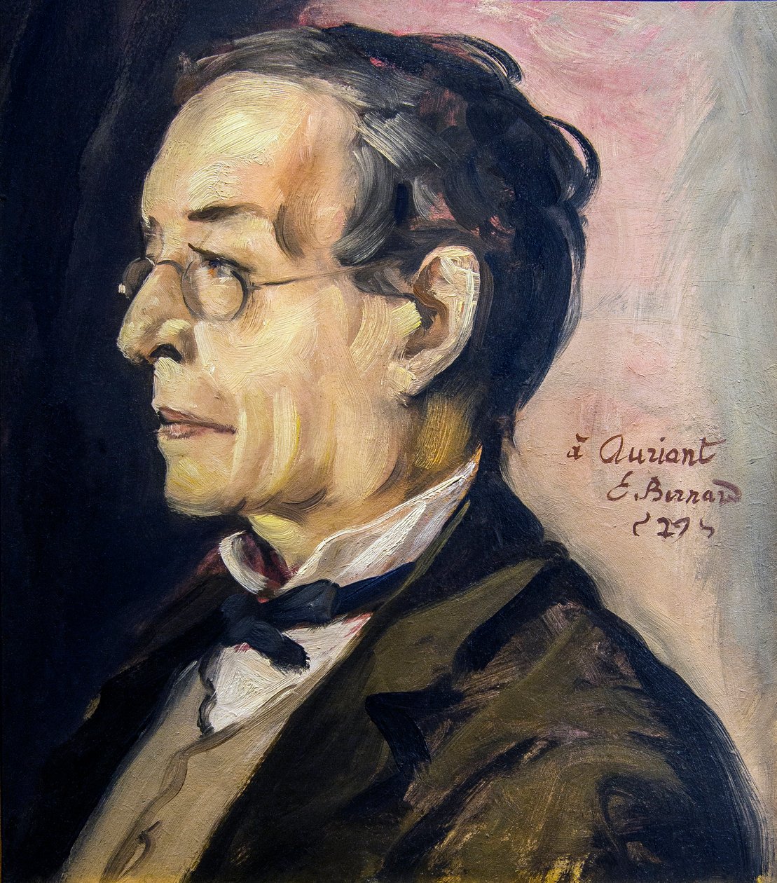 Portrett av Paul Leautaud (1872-1956) forfatter og spaltist. Maleri av Emile BERNARD (1868-1941) - Olje på papp H: 48 cm; L: 41 cm - Musee Calvet, Avignon av Emile Bernard