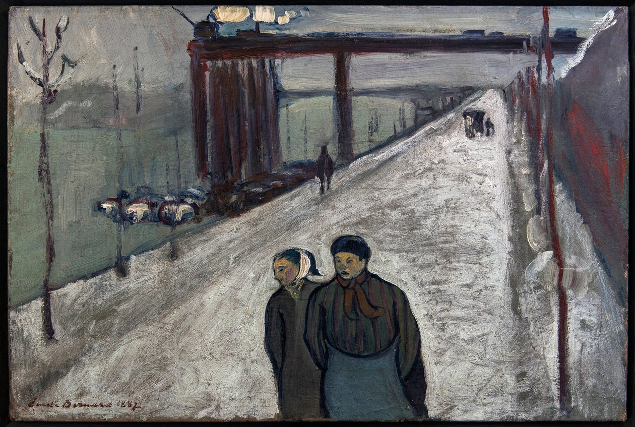 Quai de Clichy - 1887 (olje på lerret) av Emile Bernard