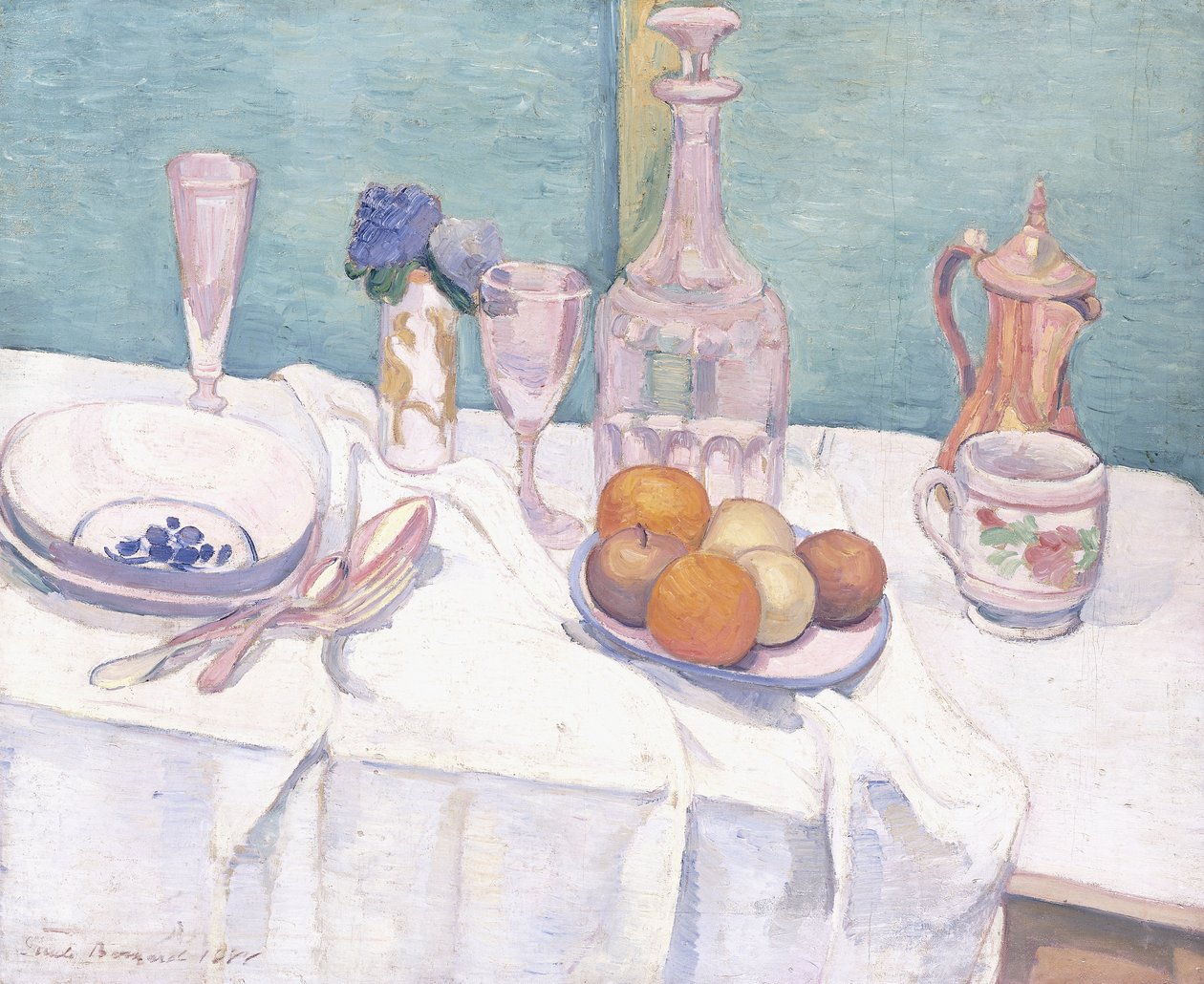 Stilleben, 1888 av Emile Bernard