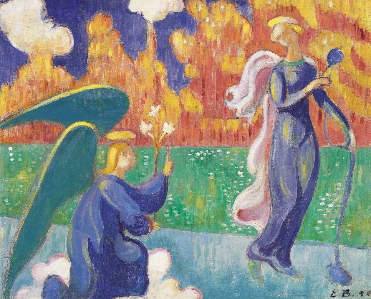 Bebudelsen, 1890 av Emile Bernard