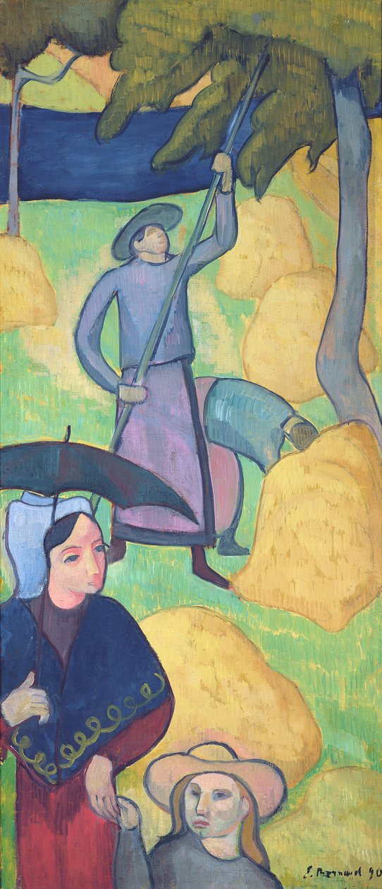 Eplehøsten, 1890 av Emile Bernard