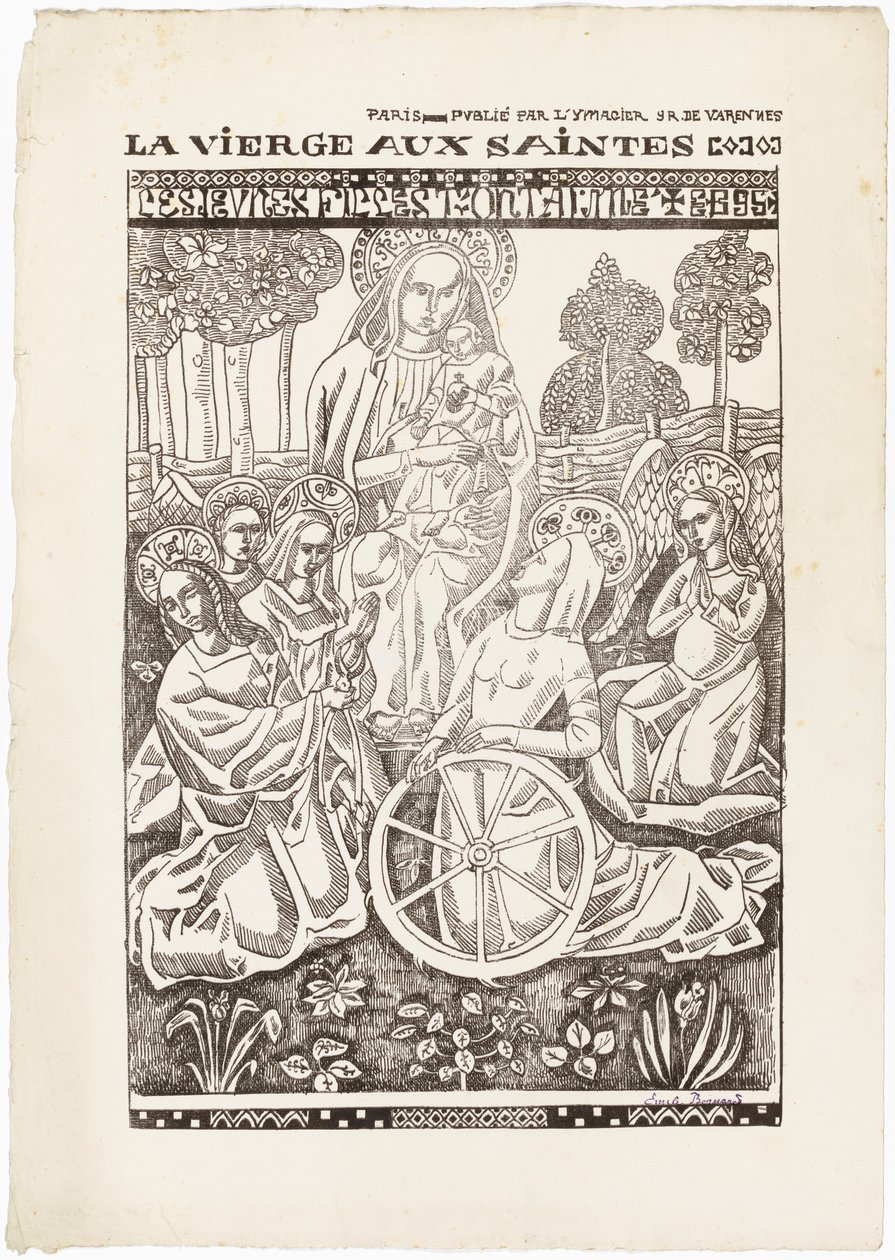 De hellige jomfruene av Emile Bernard