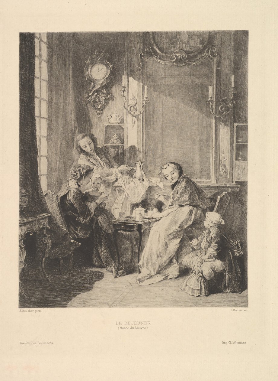 Frokost, 1897. av Emile Boilvin