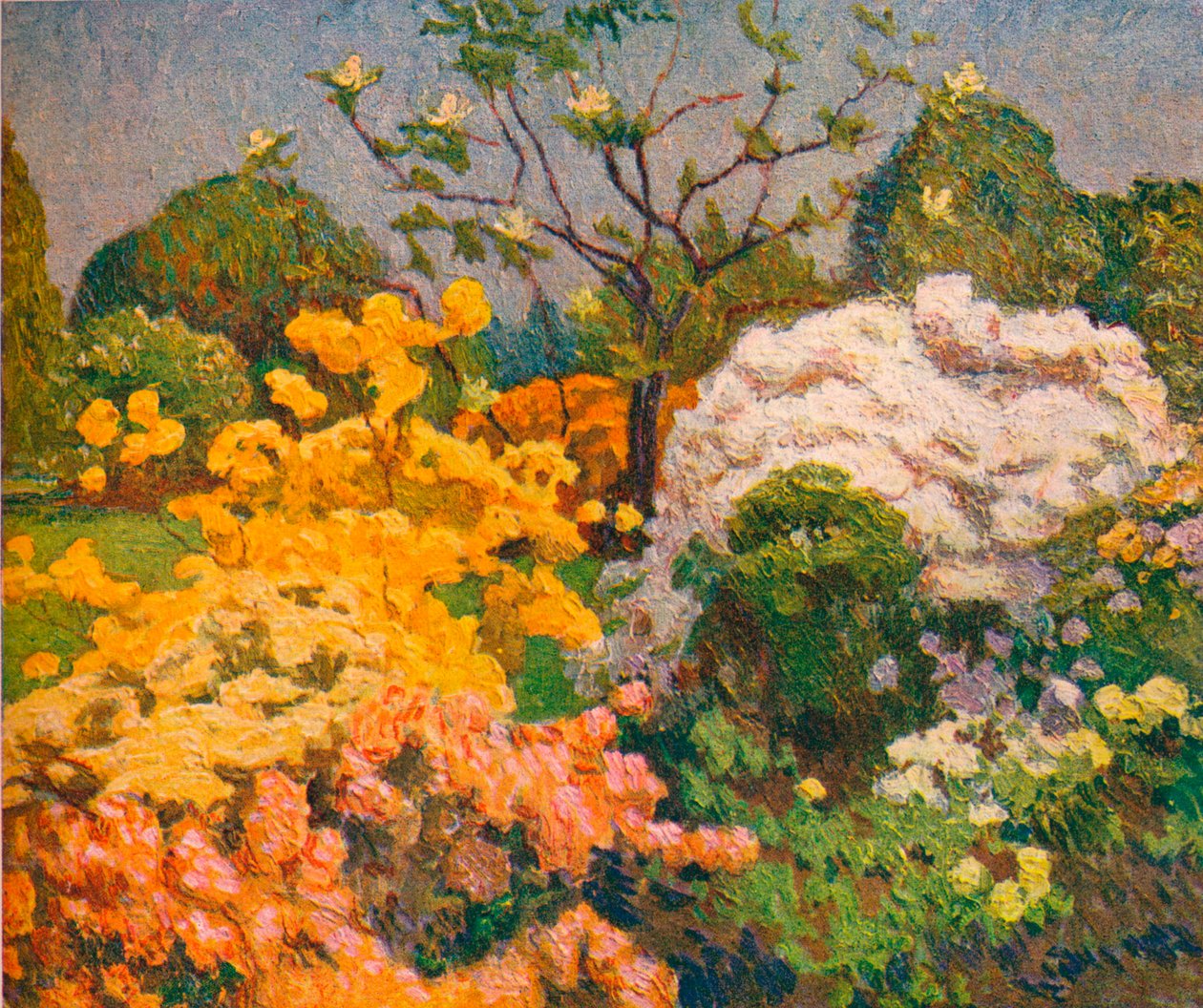 Azalea, Kew Gardens, c1914 av Emile Claus
