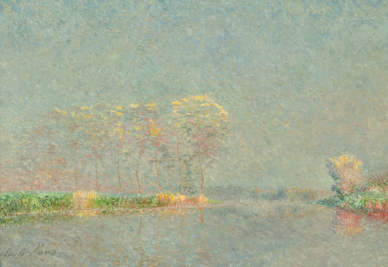 Tåke på Lysen av Emile Claus