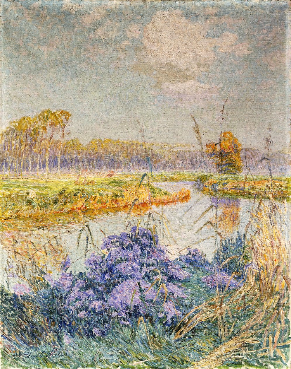 La Lys - De Leie, c. 1902 av Emile Claus
