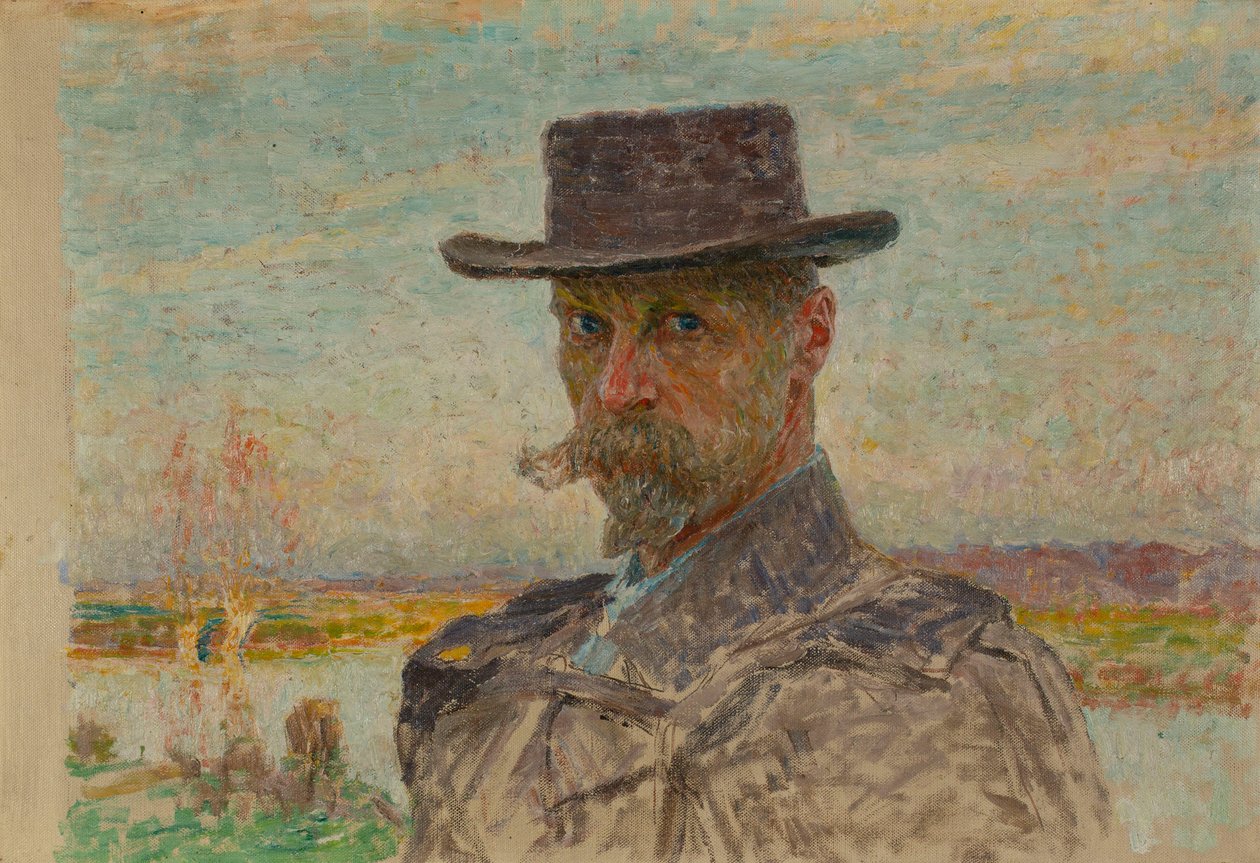 Selvportrett av Emile Claus