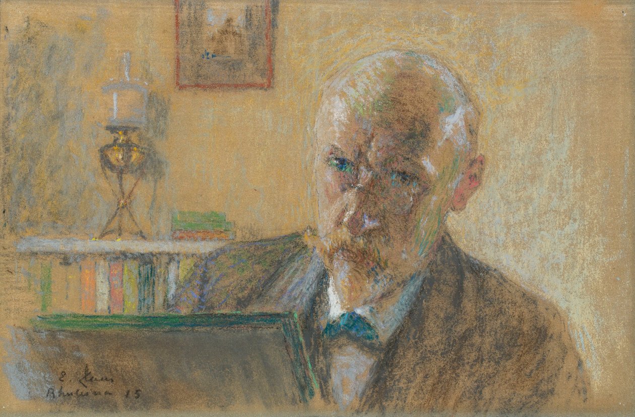 Selvportrett av Emile Claus