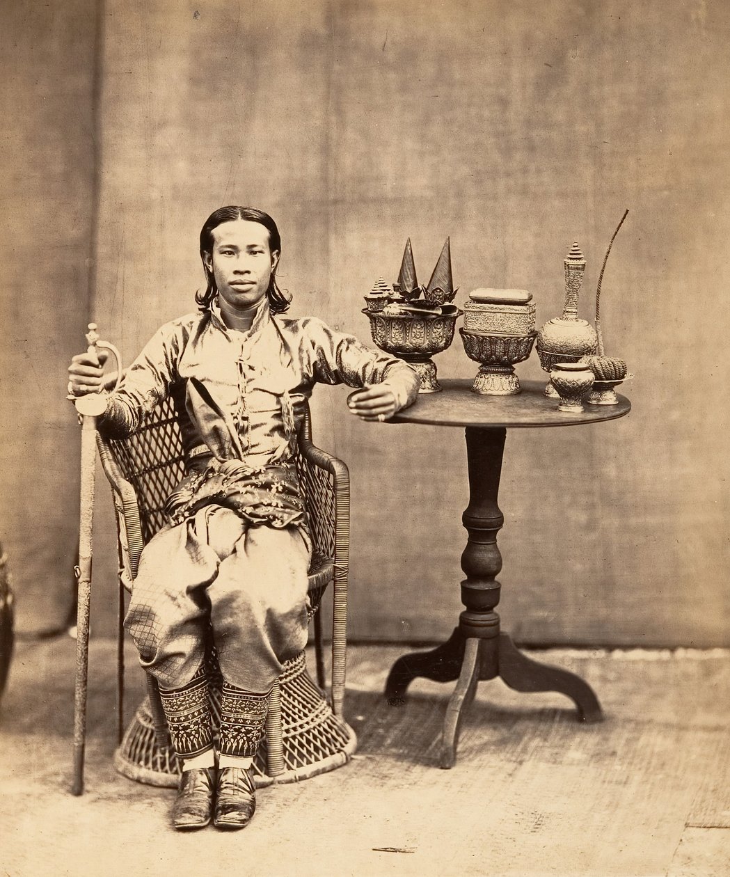 Phra-Kéo-Pha, bror til kongen, 1866. av Emile Gsell