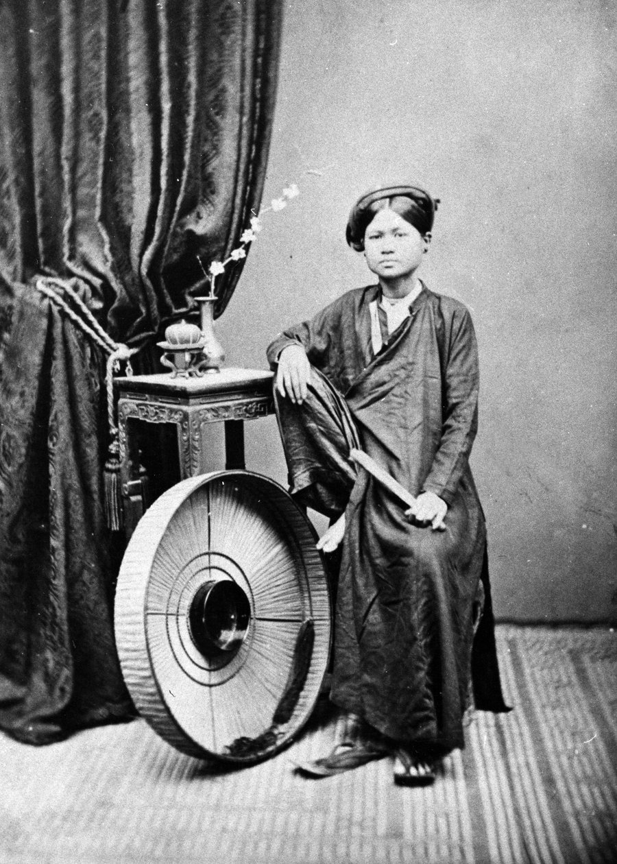 Tonkin Woman, ca. 1860-tallet av Emile Gsell