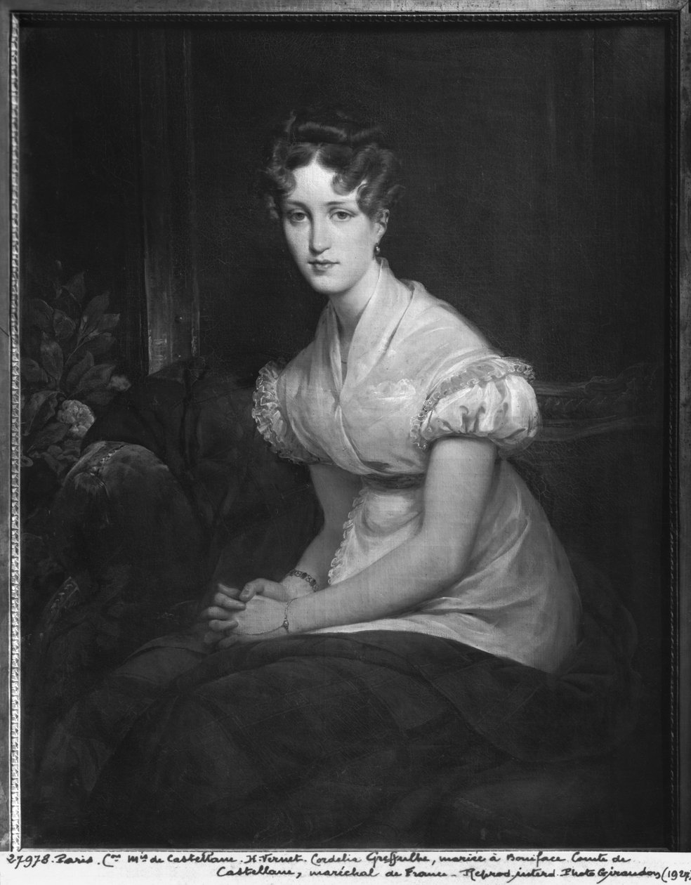 Cordelia Greffulhe av Emile Jean Horace Vernet