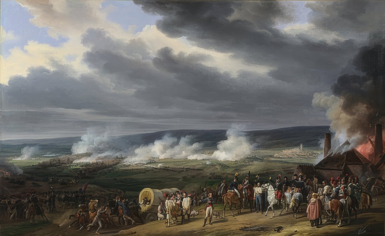 Slaget ved Jemappes. 1821 av Emile Jean Horace Vernet