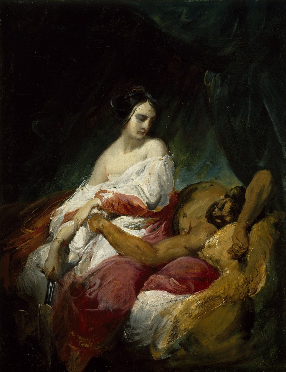 Judith og Holofernes, ca. 1830 (olje på lerret) av Emile Jean Horace Vernet