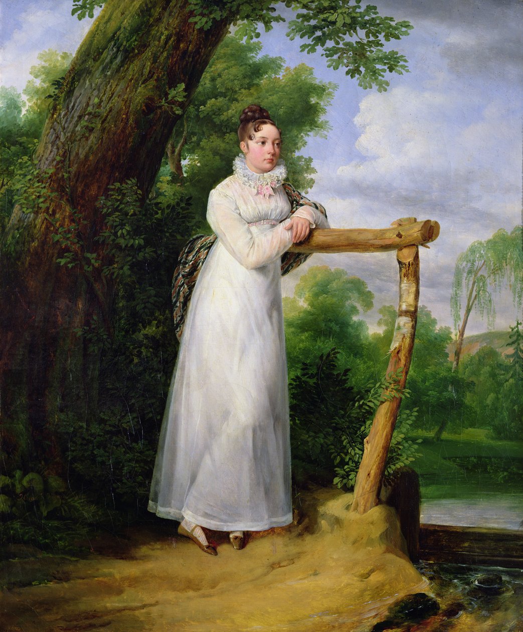 Madame Philippe Lenoir (1792-1874) 1814 av Emile Jean Horace Vernet